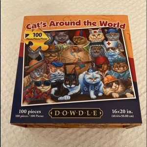 Dowdle 100 Piece Cat’s Around The World Puzzle